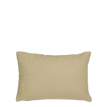 Kussen streep zwanen beige oranje 35 x 25 cm
