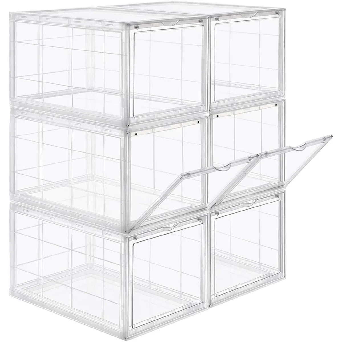 HelloShop26 Lot de 6 boîtes à chaussures