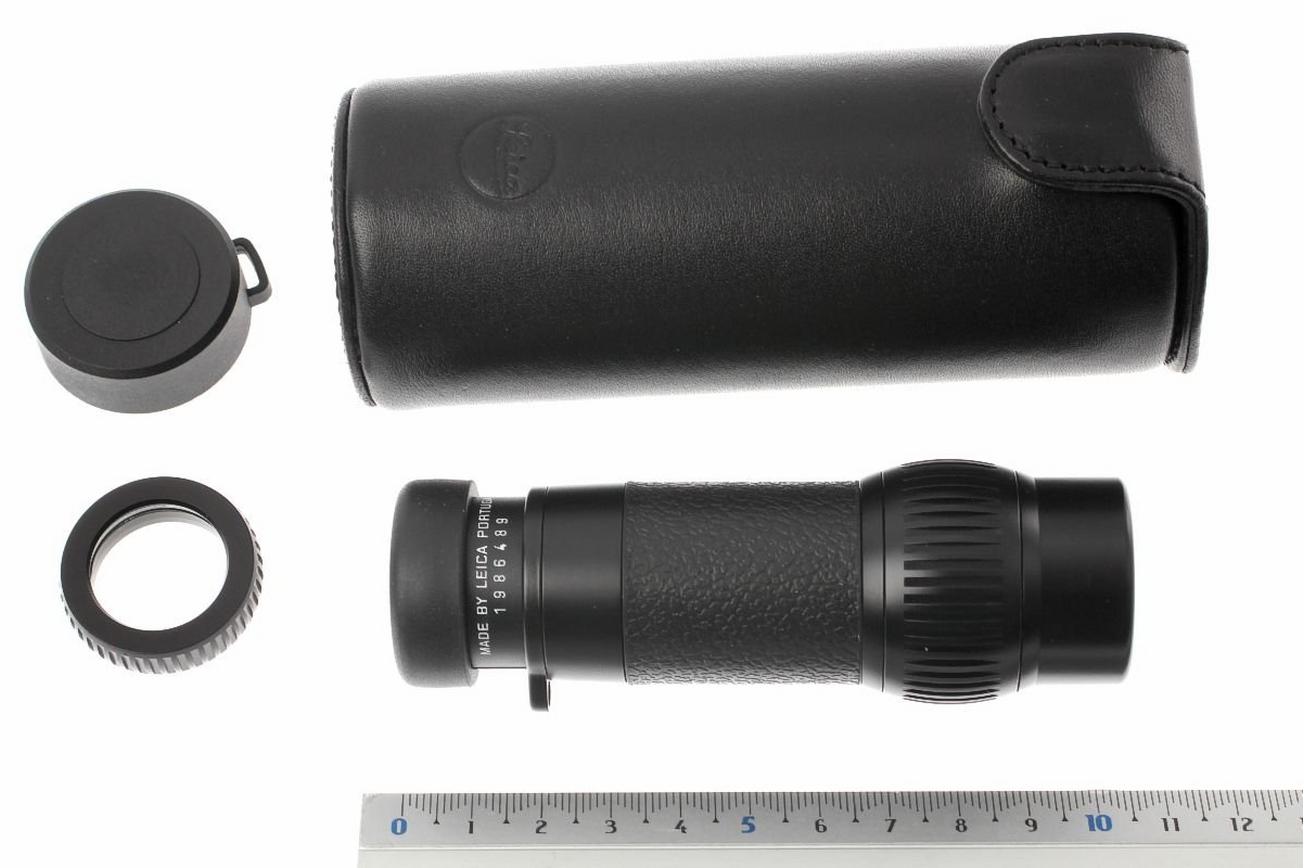 Leica MONOVID 8x20 monoculair, zwart lederen bekleding