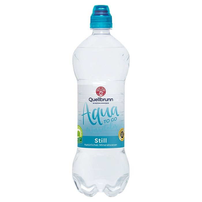 QUELLBRUNN Aqua to go 0,75 l, Mineralwasser