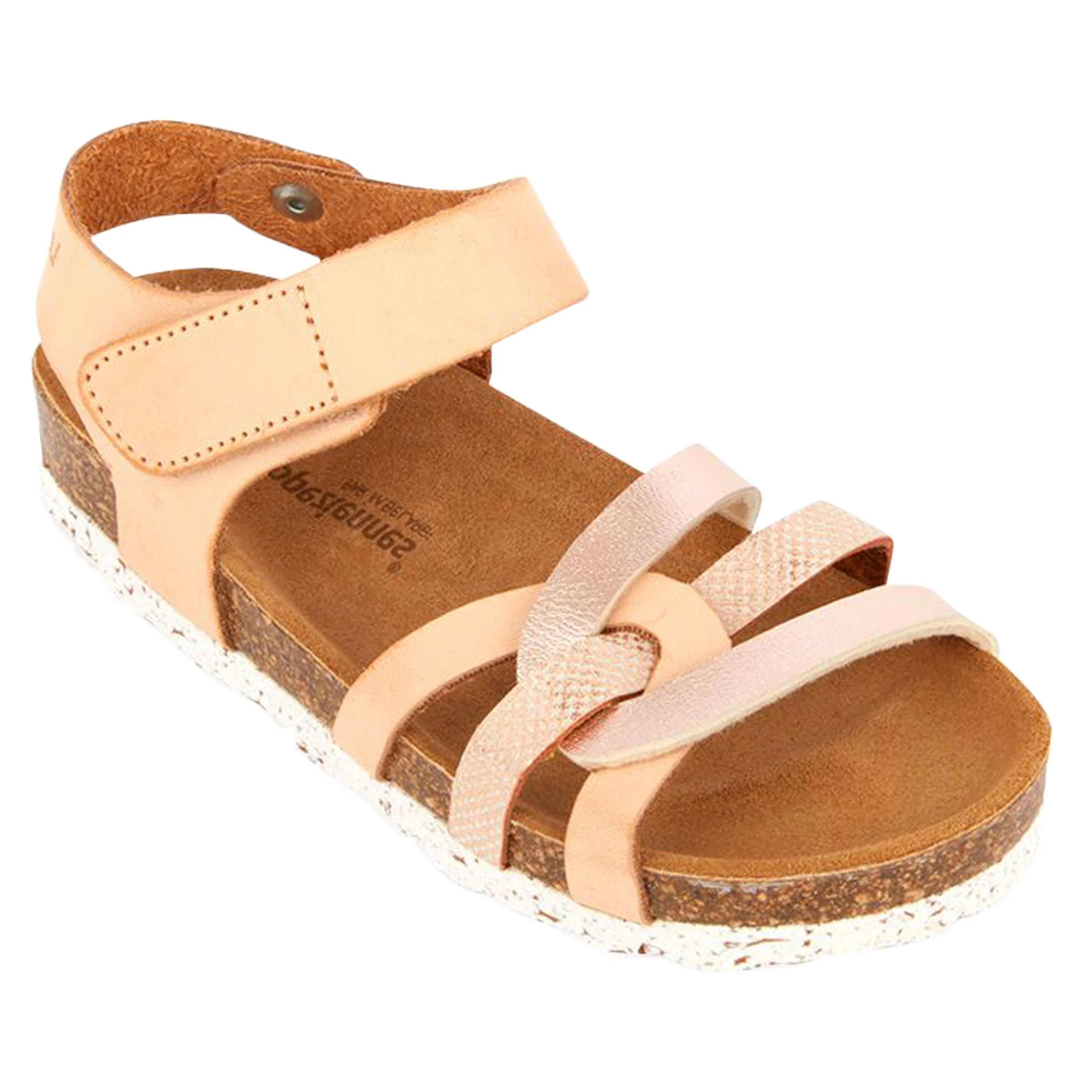 Sandales cuir enfantzana | Beige