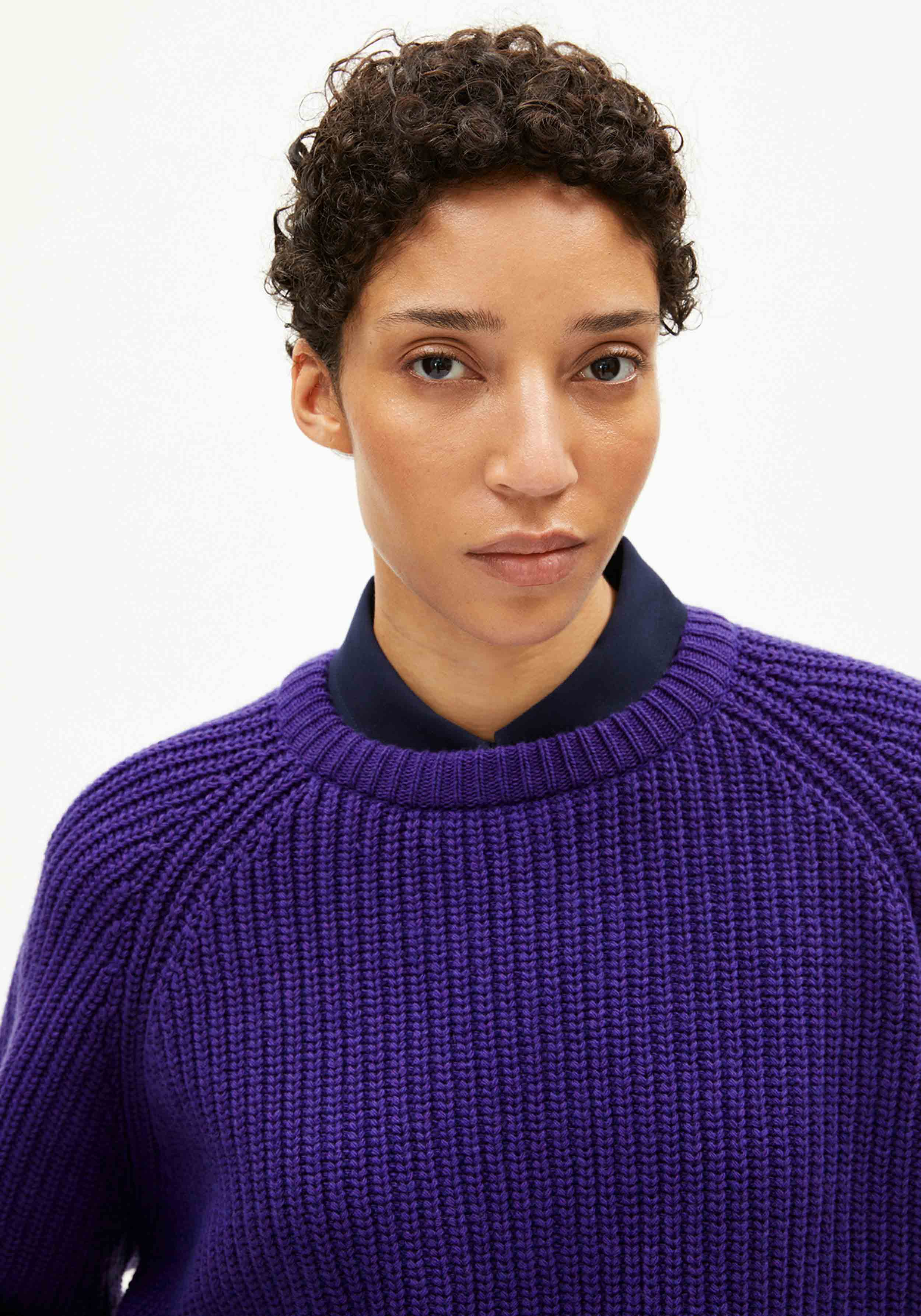 Armedangels Strickpullover Kaagi Indigo Lilac