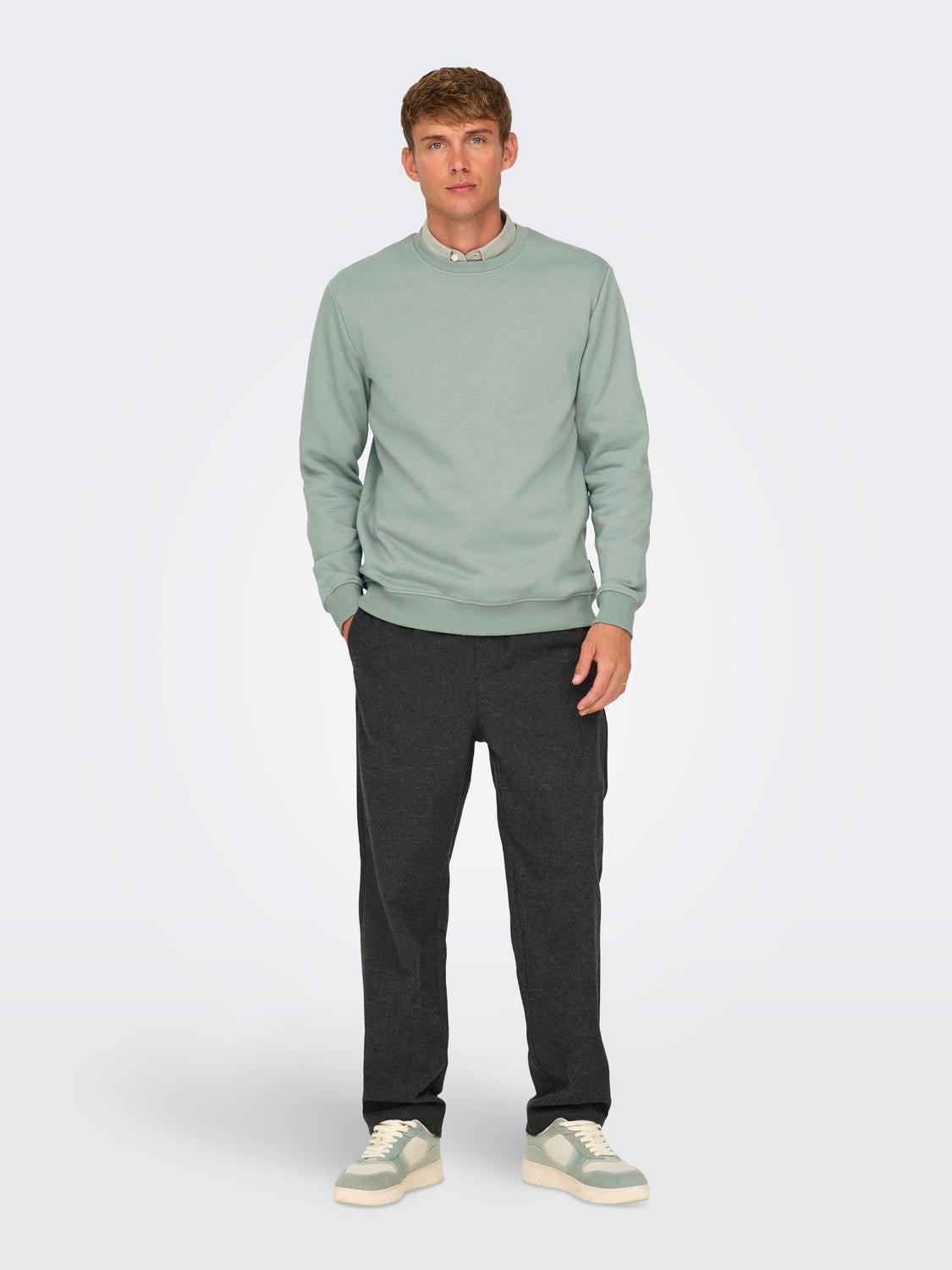 ONSCONNOR Sweatshirt Chinois Green