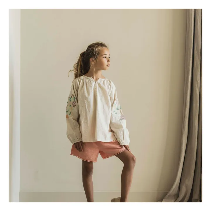 Jenest Blouse Fleurs Brodées Lilly | Ecru