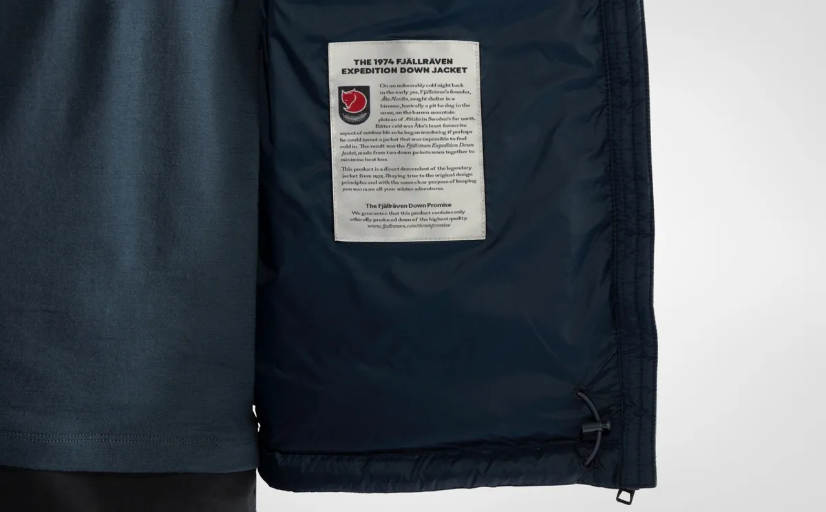 Fjällräven Women's Expedition Pack Down Hoodie Mustard Yellow