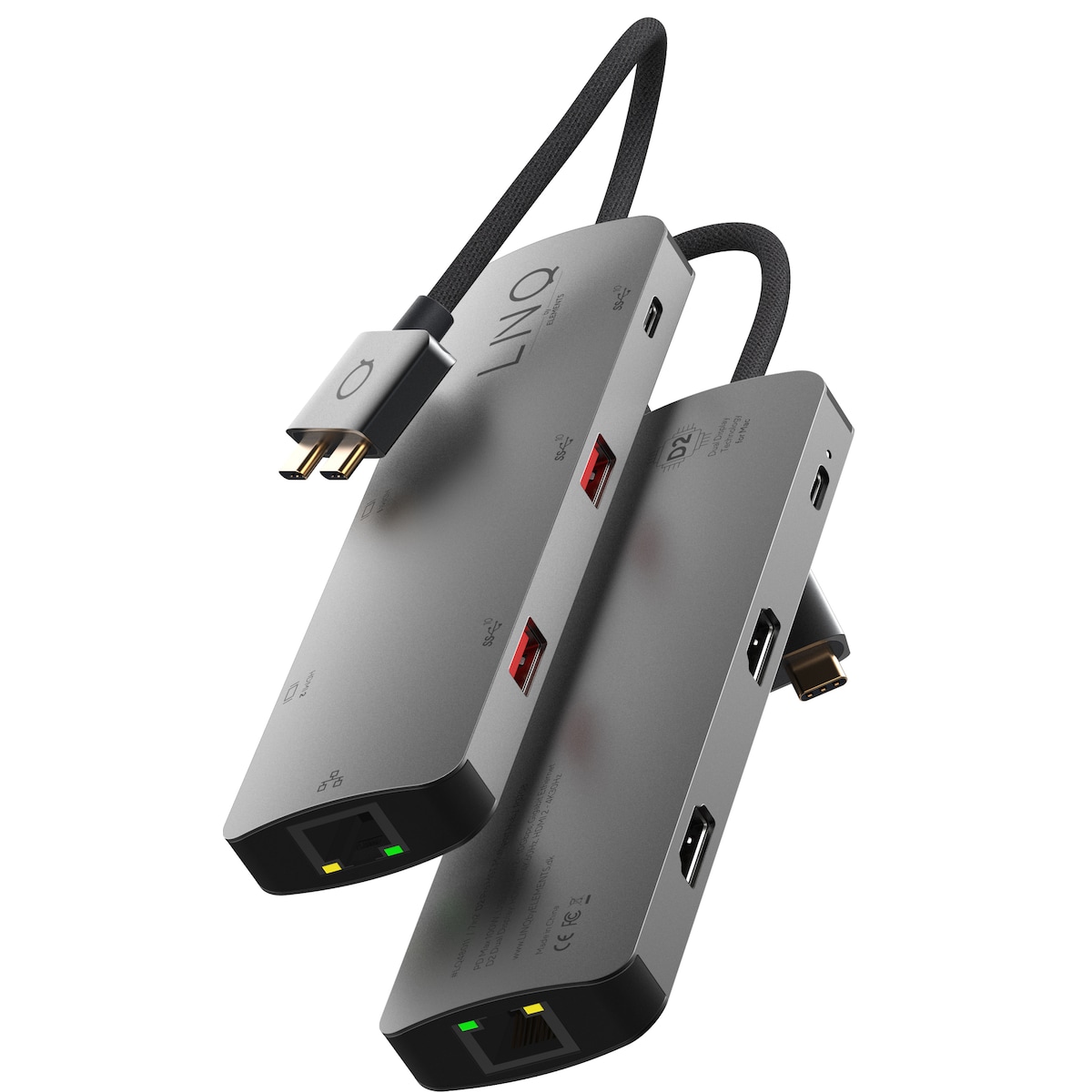 LinQ 7-i-2 D2 USB-C hub