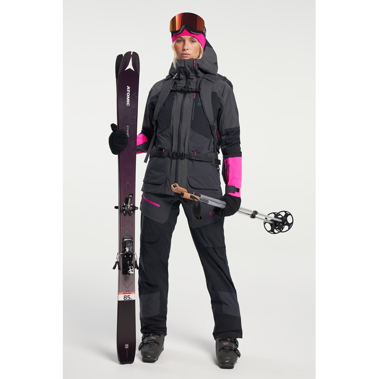 Tenson Ski Touring Softshell Jacket Women Antracithe