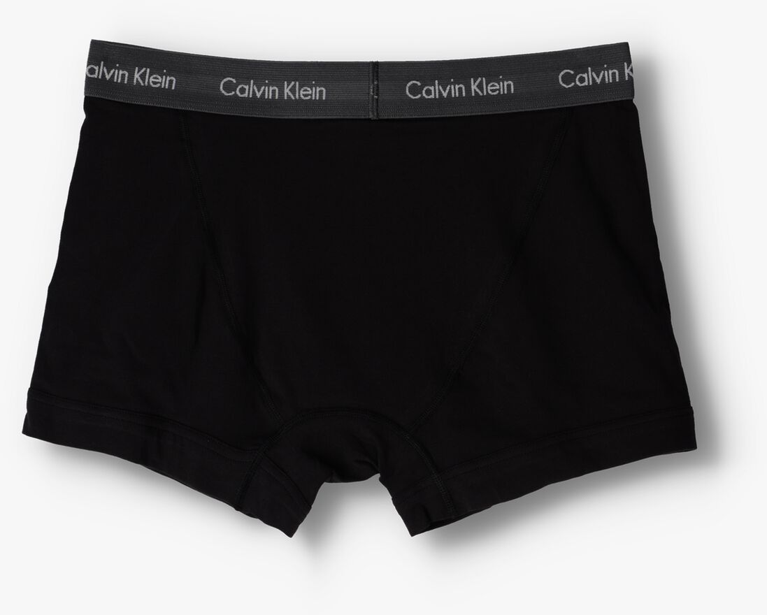 CALVIN KLEIN UNDERWEAR zwarte calvin klein underwear boxershort 3-pack trunks