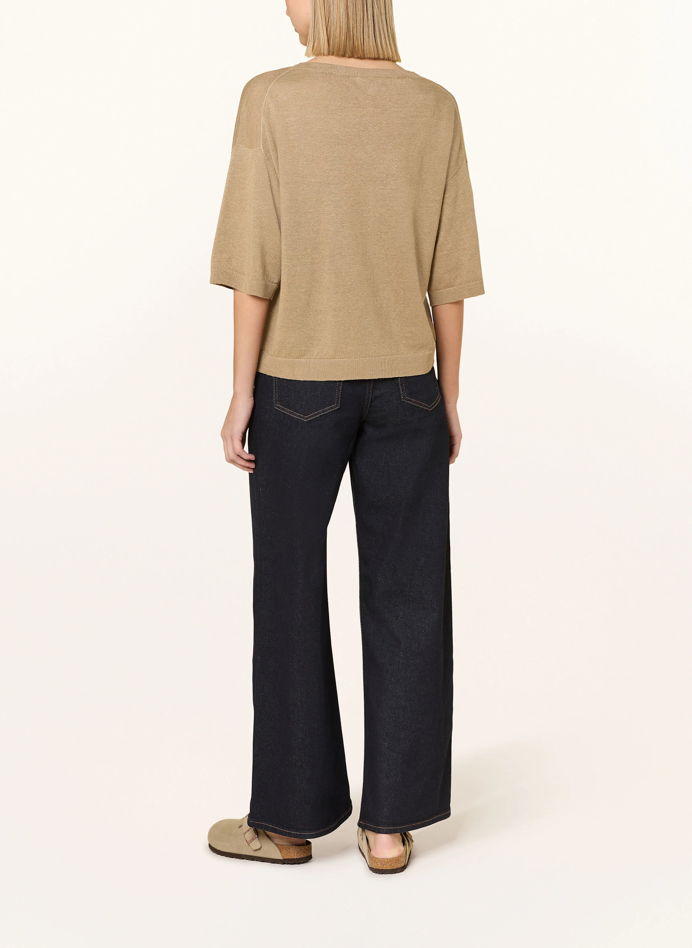 darling harbour Strickshirt aus Leinen