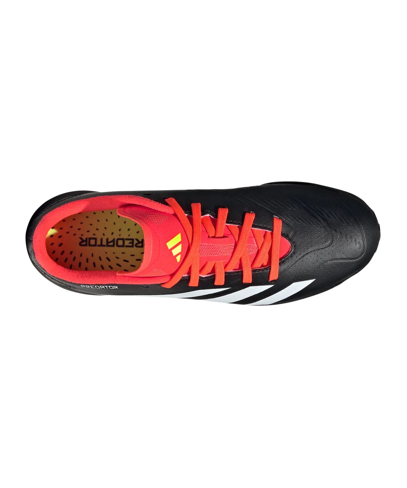 adidas Predator League TF Kids Solar Energy Schwarz Weiss Rot