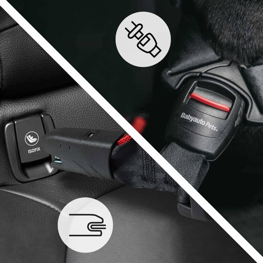 BABYAUTO PETS – Cinto de segurança para carro para cães de porte médio Travel Fix