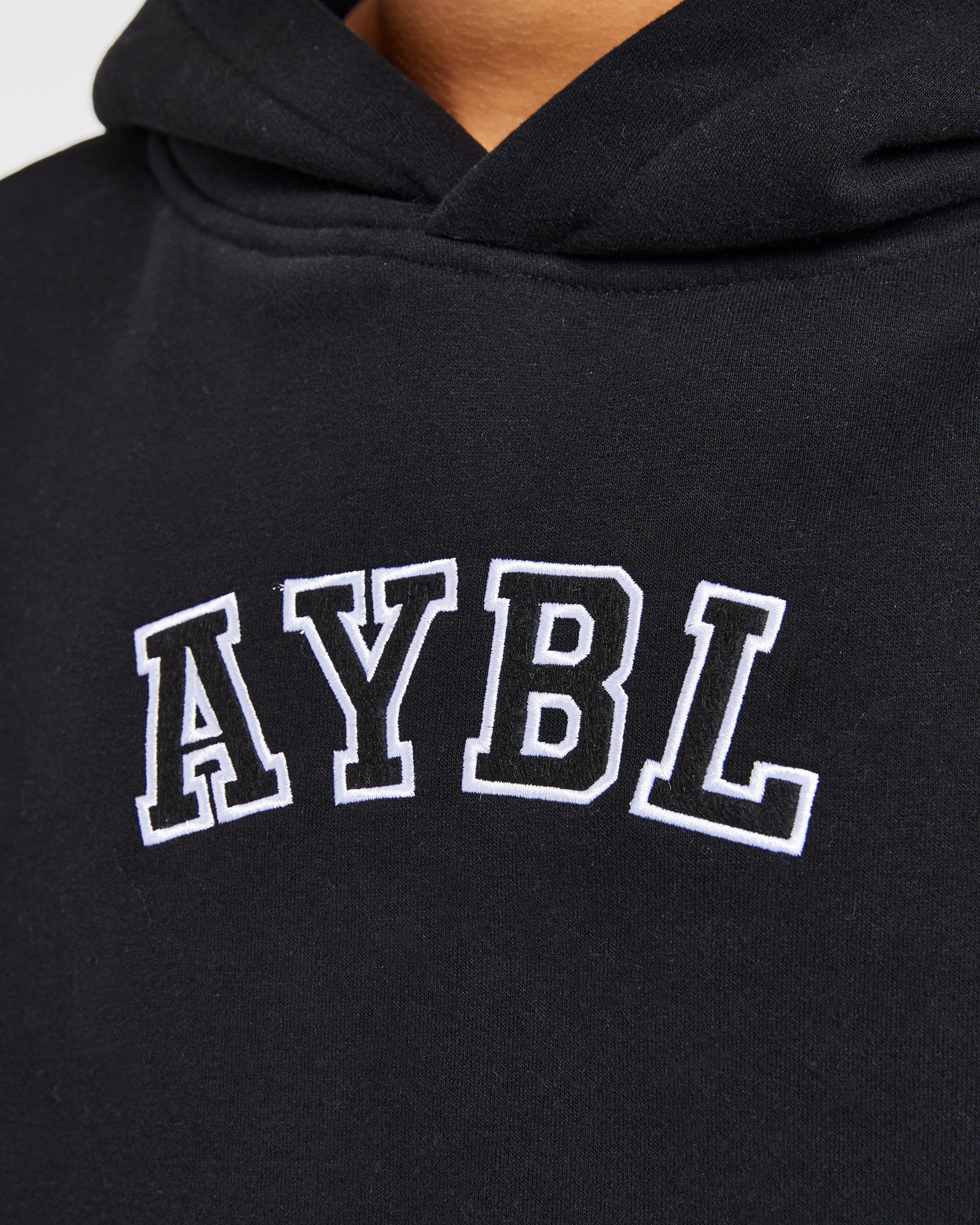 Varsity Embroidered Oversized Hoodie