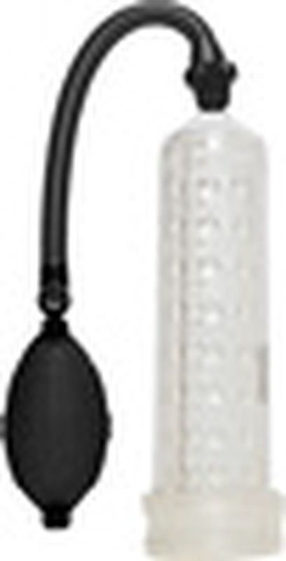 ToyJoy Manpower POWER MASSAGE PUMP W. SLEEVE CLEAR - Penispomp