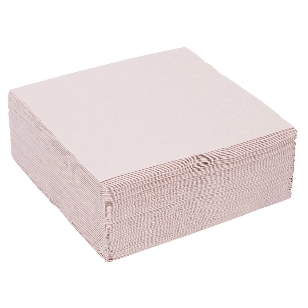 Serviette papier tex touch 38x38cm rose clair x40
