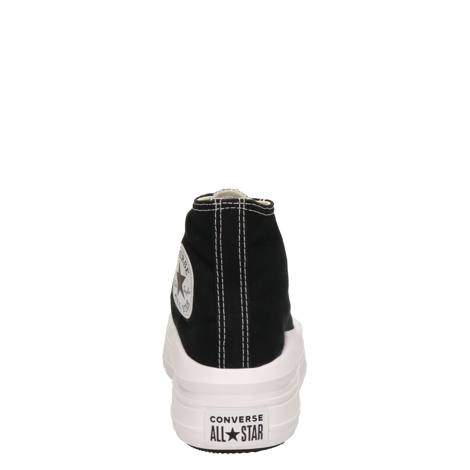 Chuck Taylor All Star Move Platform dames sneaker Converse Zwart