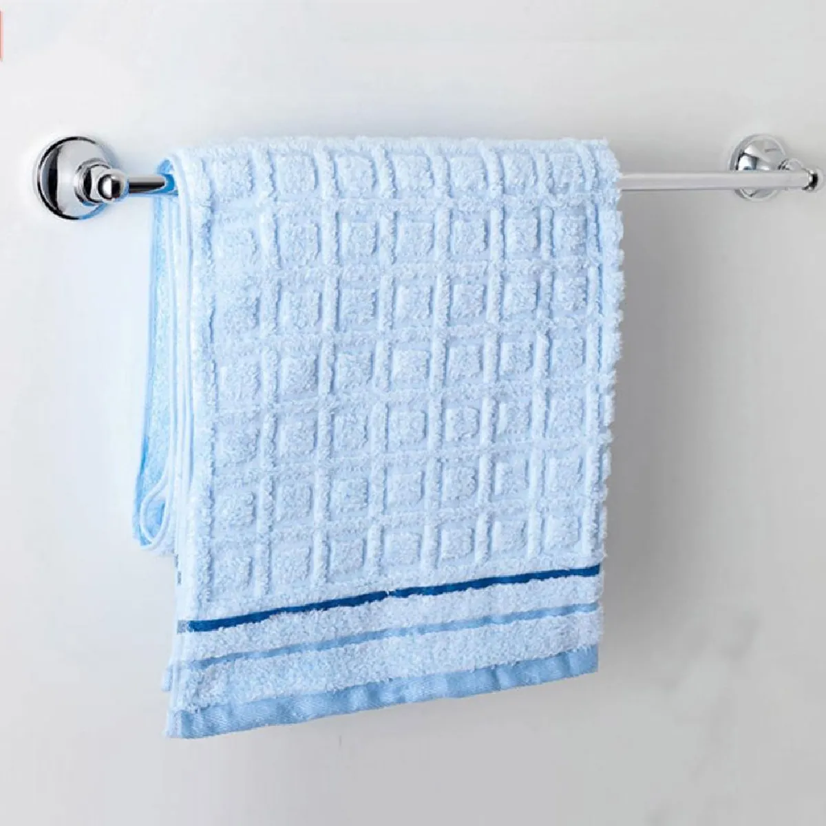 Porte-serviettes mural inox Universal - Argent