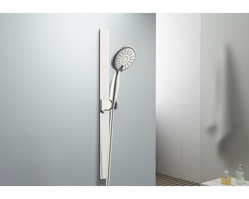 REIKA Ovaro magnetische doucheset, douchestang lengte 66,5 cm, supersteel