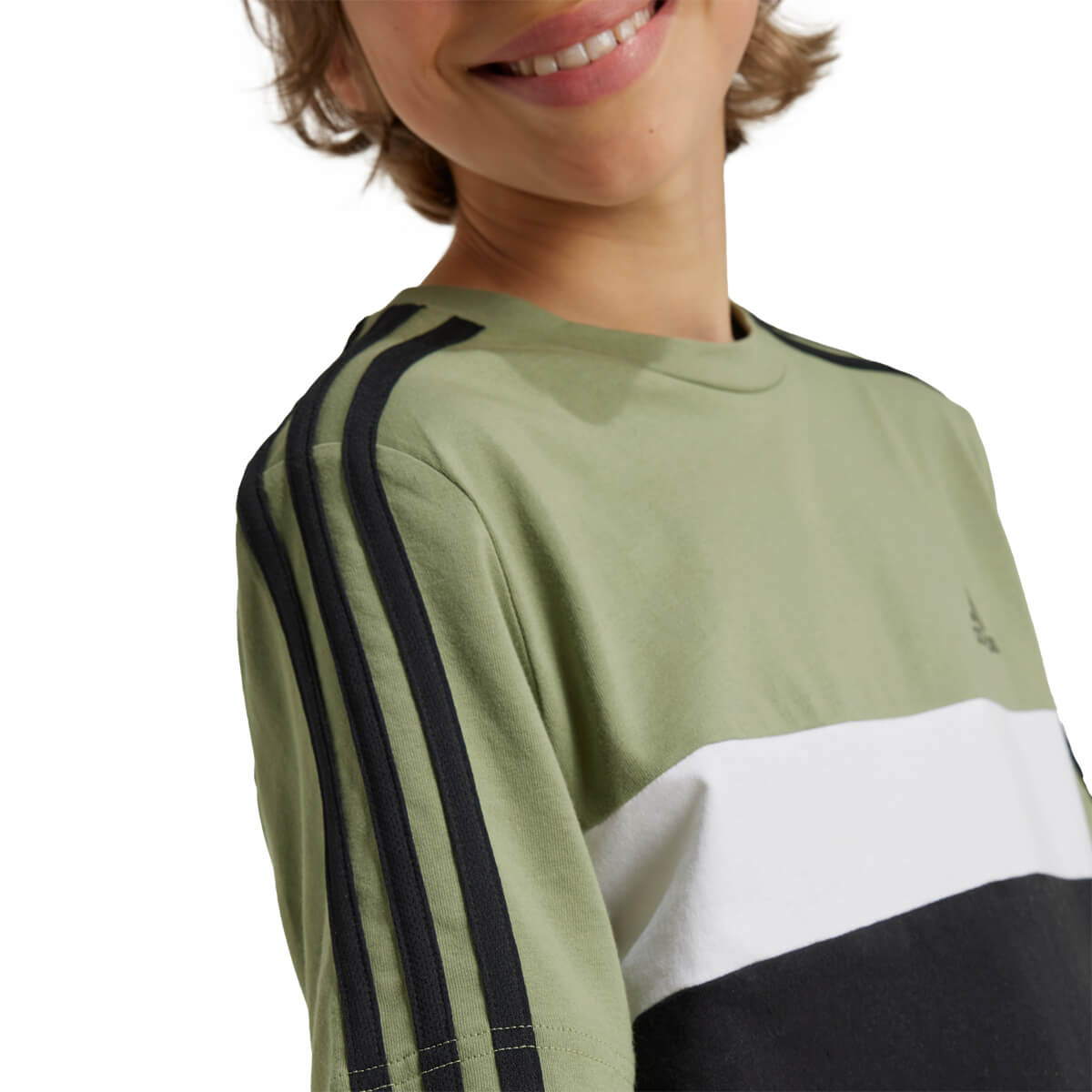 adidas Tiberio 3-Stripes Colorblock T-shirt Børn