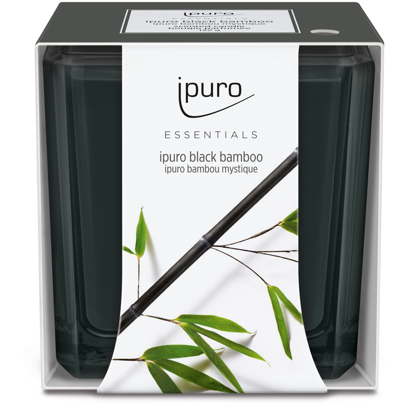 ipuro Duftkerze Essentials, 125 g, black bamboo