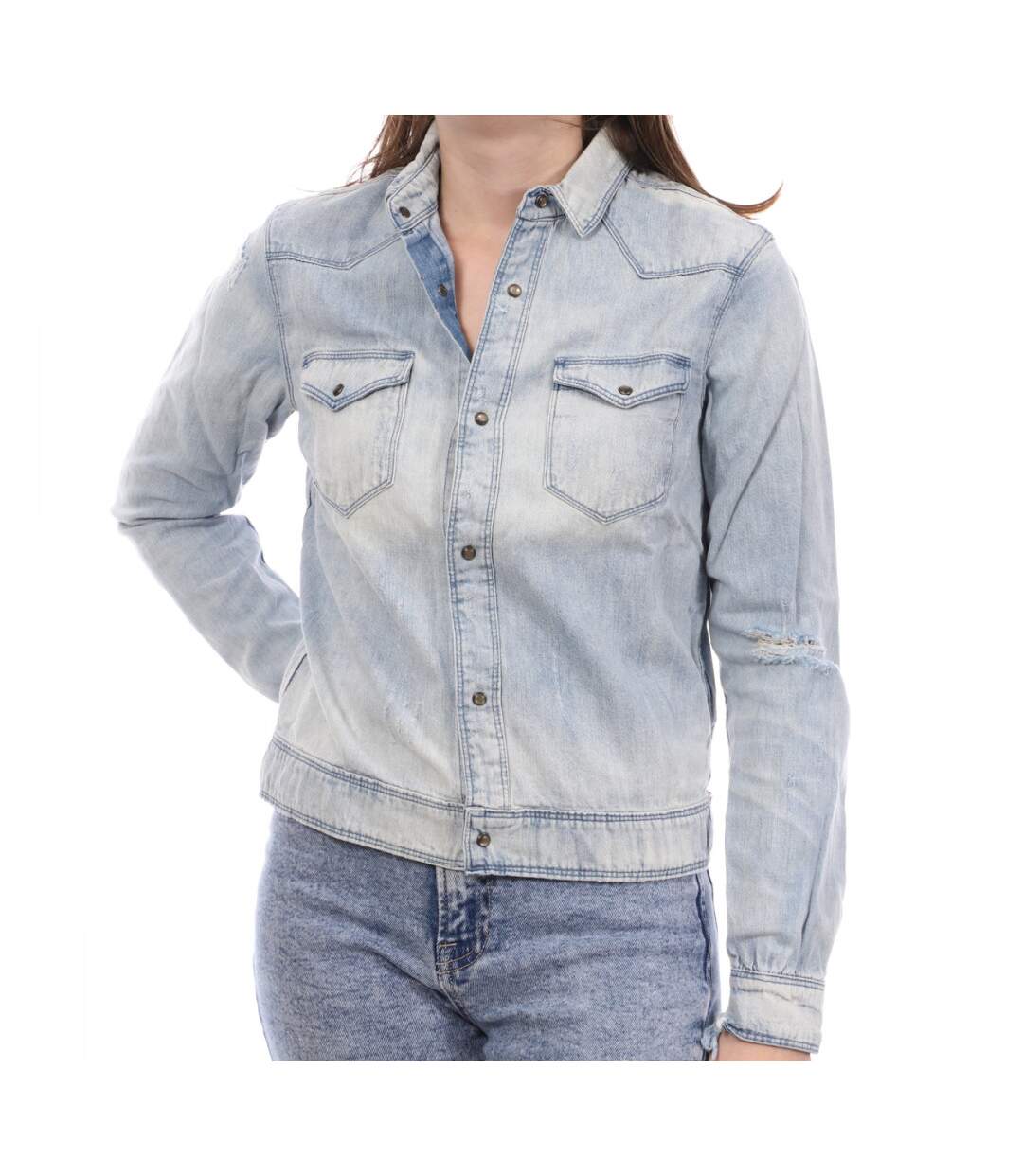 Chemise en Jeans Clair Femme Scotch & Soda