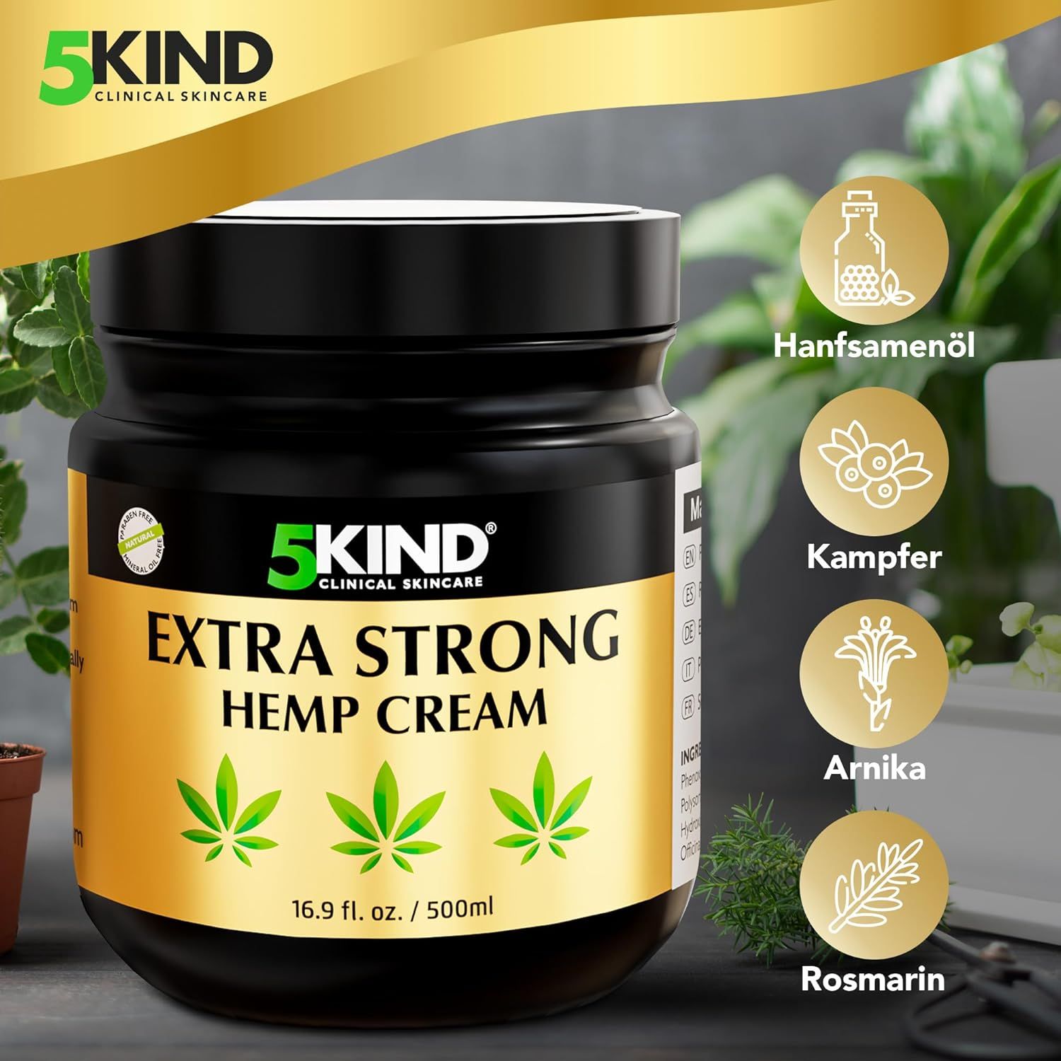 5kind Extra Starke Hanfcreme