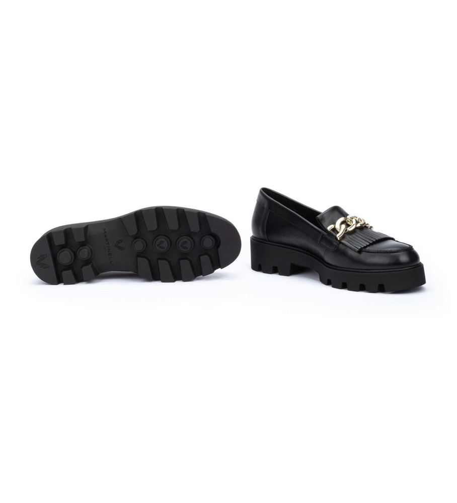 Mocassins Martinelli Hermosilla em couro preto