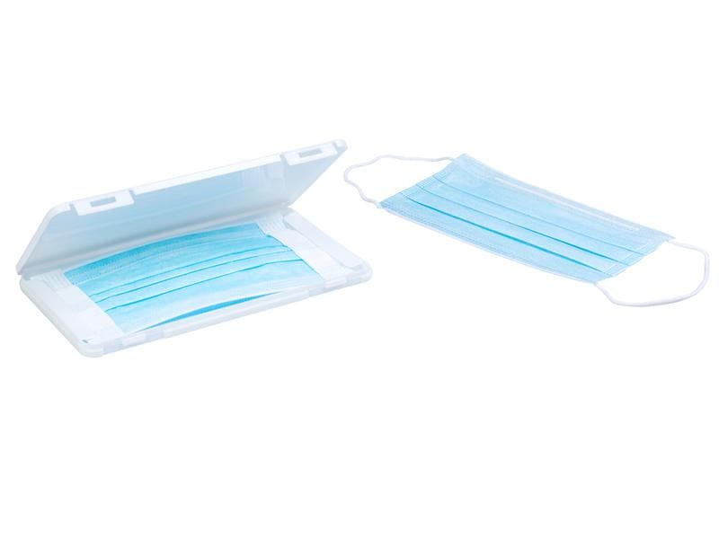 FTM Schutzhülle für Hygienemasken, 1 Stück Tragbare Maskenbox, Aufbewahrungsbox
