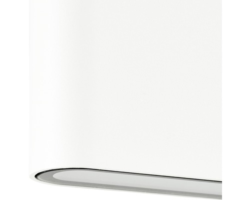 LED buitenwandlamp 14W 1300 lm 3000 KH 17,5 cm wit