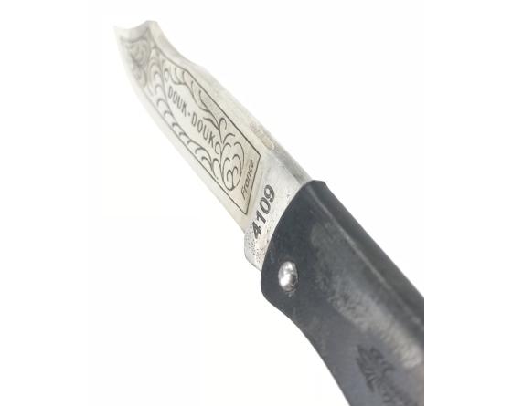 Douk Douk 160 Inox - Manche Acier Noir Couteau de poche Le Thiers par Cognet Douk Douk