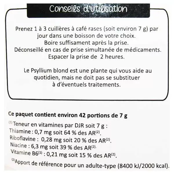 Uberti Psyllium Louro Orgânico 600g