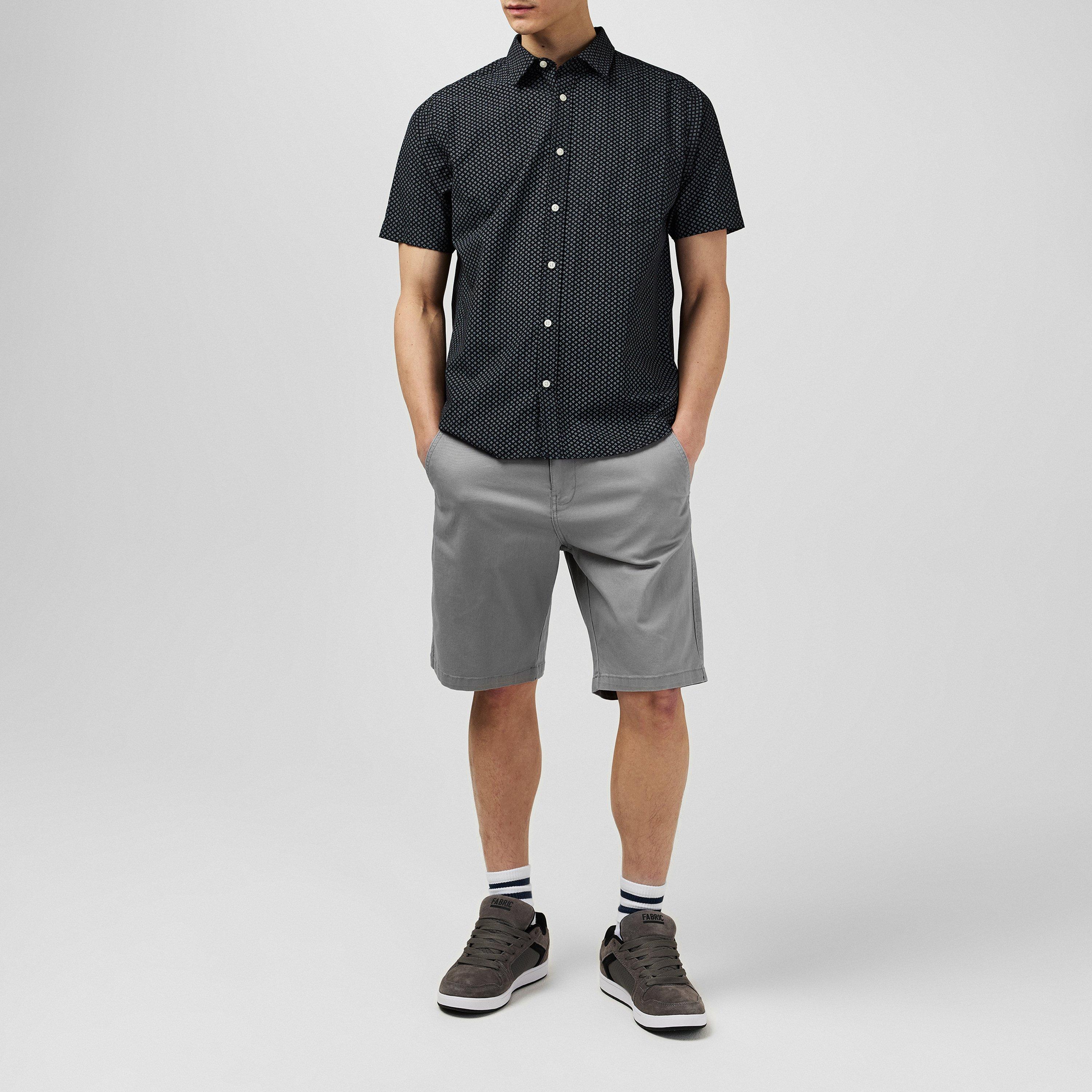 Fabric Classic Short Sleeve Poplin Shirt