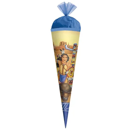 Roth Schultüte Indianer, 35cm, rund