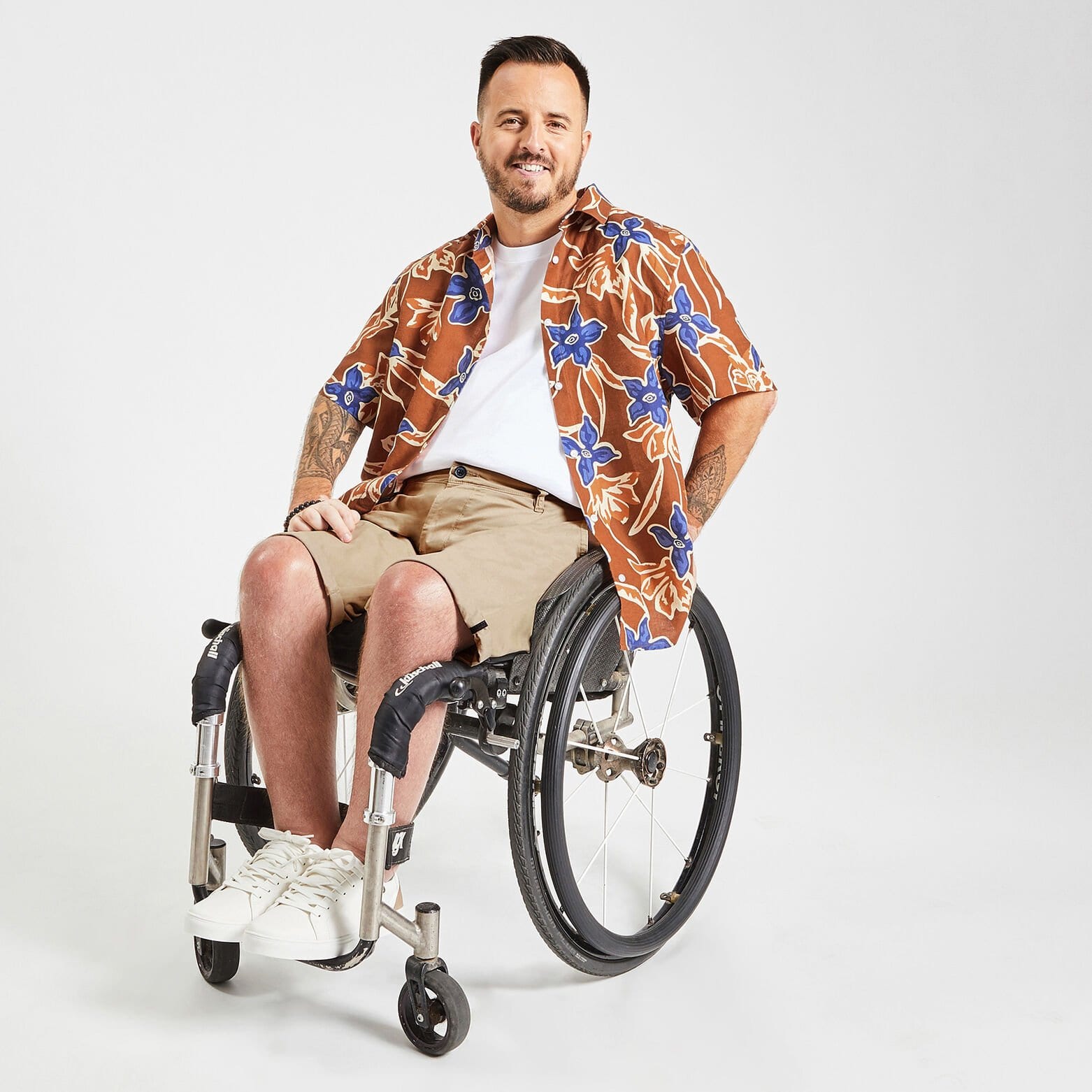 Bermuda pour personne à mobilité réduite Beige