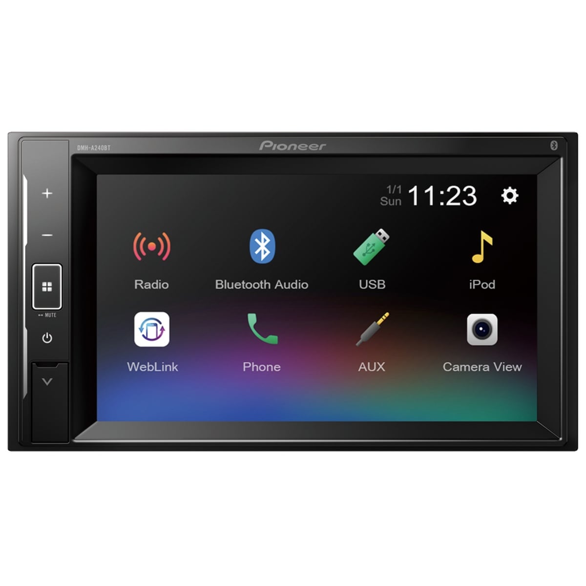 Pioneer DMH-A240BT Multimedieavspiller med Bluetooth