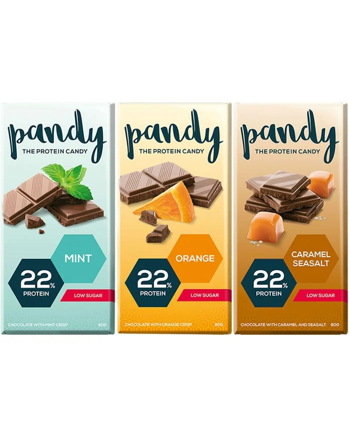 Pandy Protein Chocolate Smakspakke 3x80g