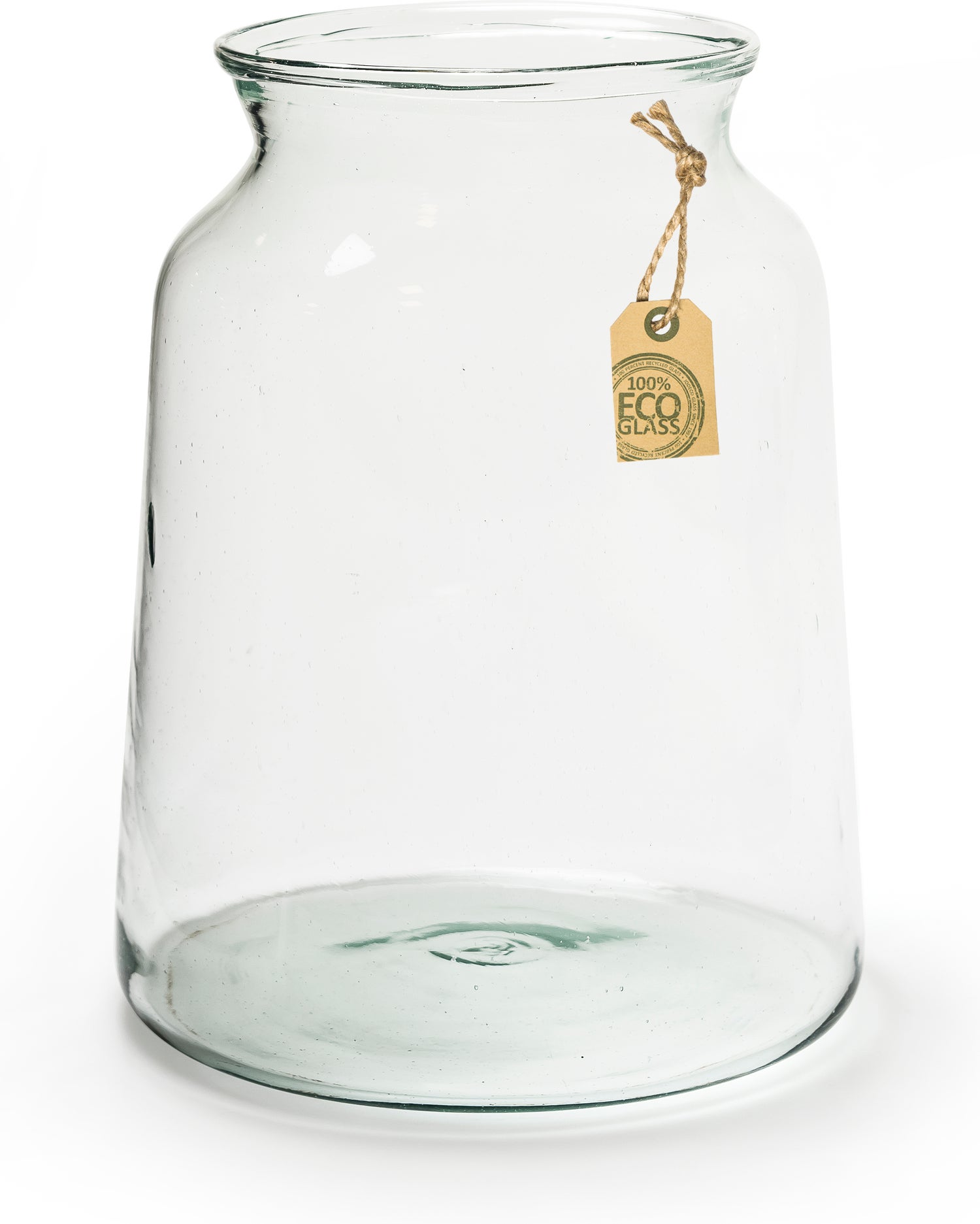 Jodeco vaas Eddy transparant D 17 H 30 cm