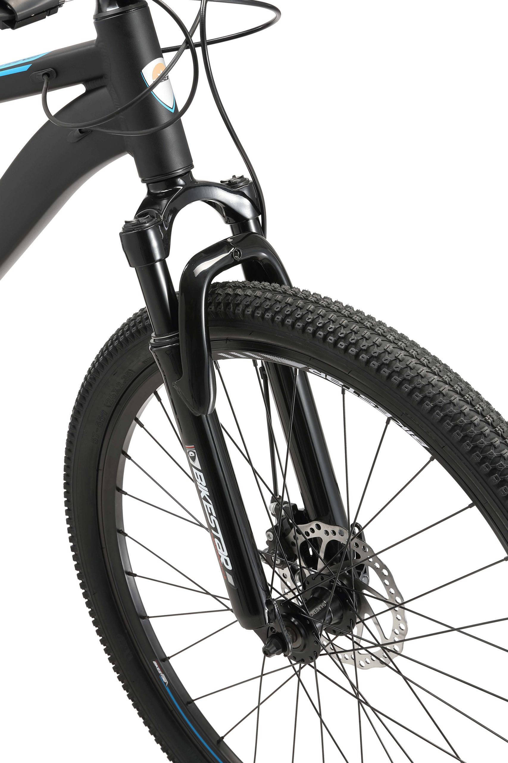 BikeStar hardtail MTB, Sport, 26 inch, 21 speed, zwart/blauw