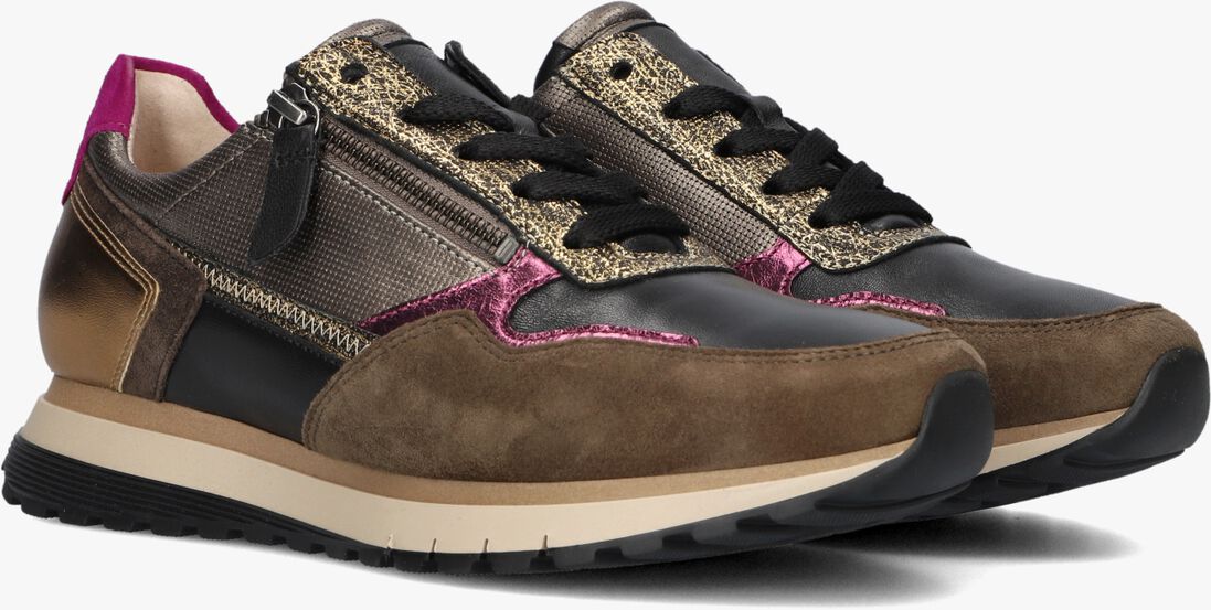 zwarte gabor lage sneakers 378