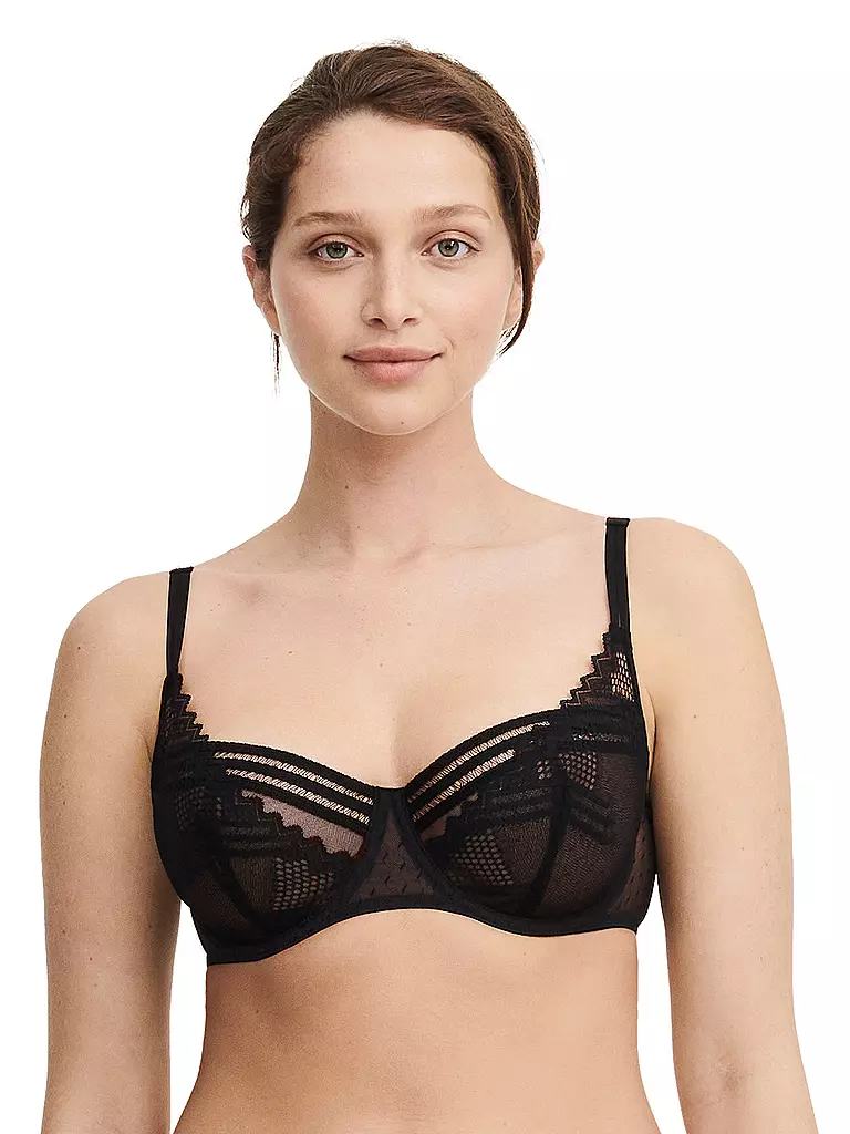 PASSIONATA BH mit Bügel RODEO schwarz  schwarz