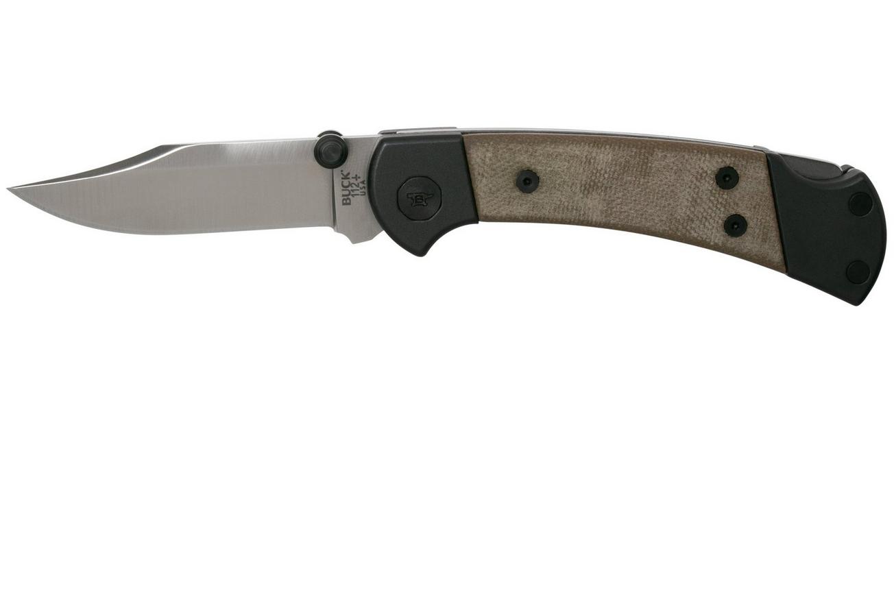 Buck 112 Ranger Sport Pro Green Micarta 112GRS5 zakmes