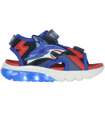 Geox Sandalen m. Leicht - Ciberdron - Navy/Rot