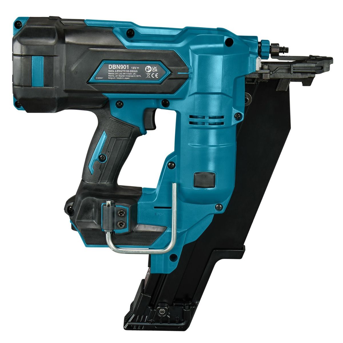 Makita DBN901ZK Accu constructie tacker rondkopnagel enkelshot   bumpfire 18V Basic Body in koffer