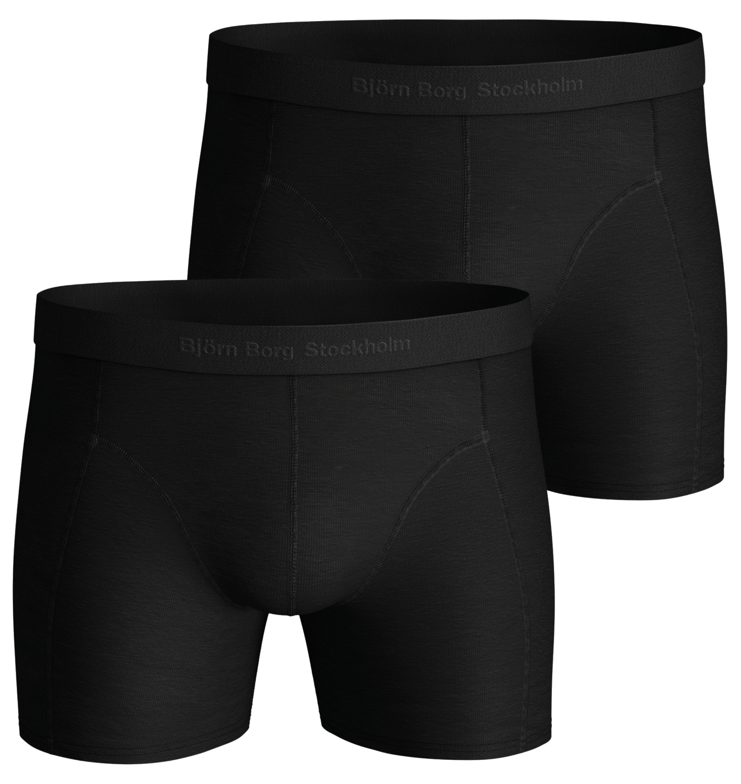 Lyocell Boxer 2pk Herre 90651 - Black Beauty