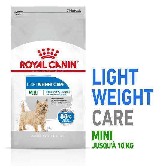 Croquettes petit chien en embompoint Light Weight Care 8kg