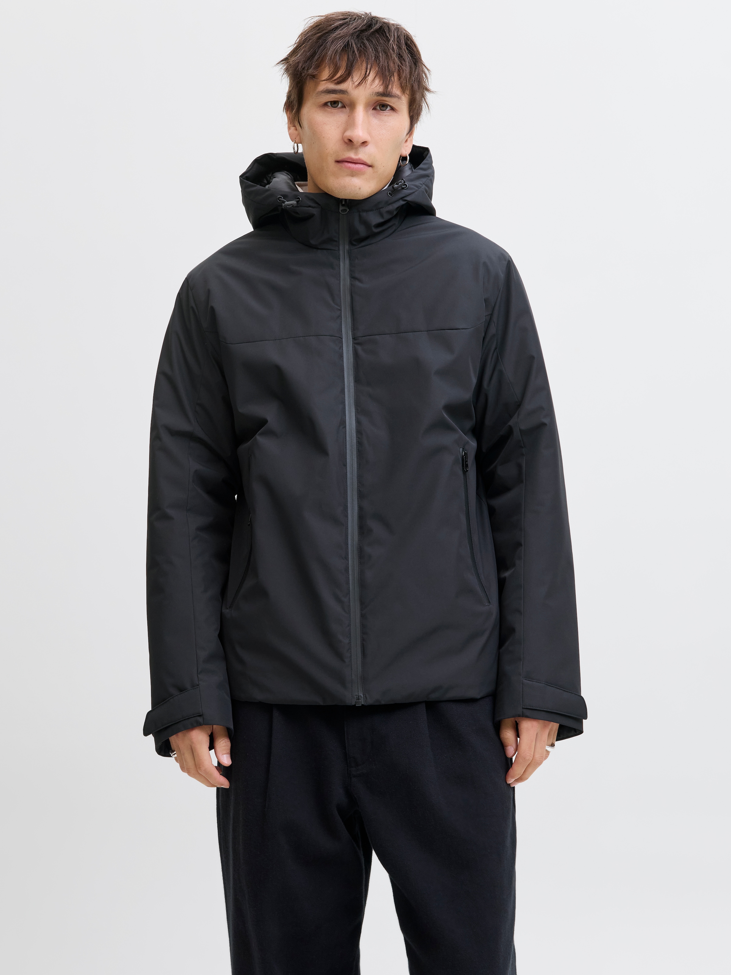 Jack & Jones Outdoorjacke »JJEBRANDON TRANSITIONAL JACKET NOOS« mit Kapuze