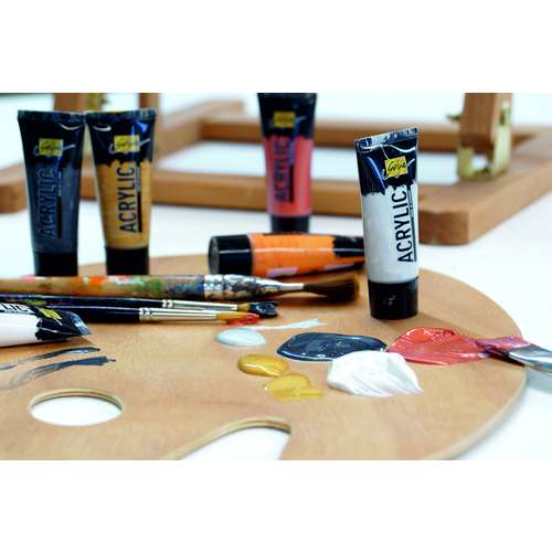 SOLO GOYA Acrylic Acrylfarbe Effect Colors 8er-Set