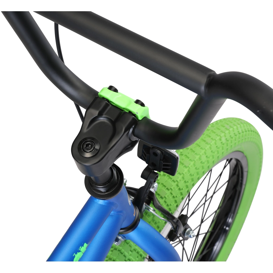 Bikestar Kinderrad 20 Zoll BMX blau, grün