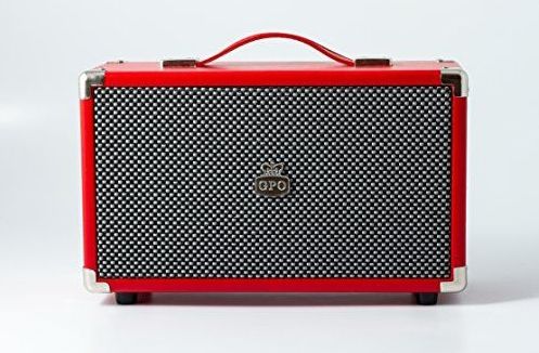 GPO WESTWOODRED - Bluetooth speaker Westwood, nostalgisch, rood