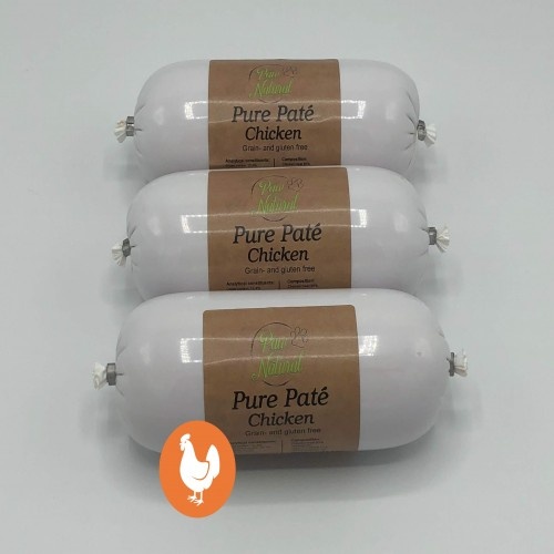 Patê para cães Paw com sabor de frango natural