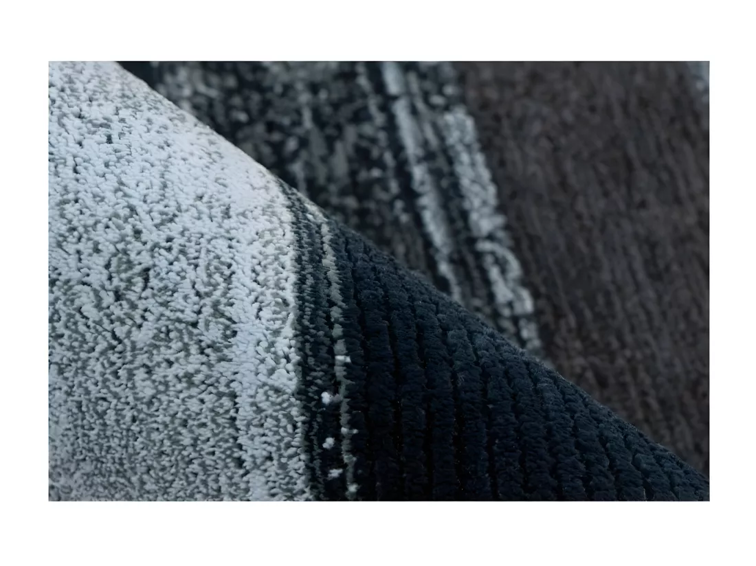 Tapis 290x200cm, design G408A coloris bleu pétrole - Confort et élégance pour votre intérieur